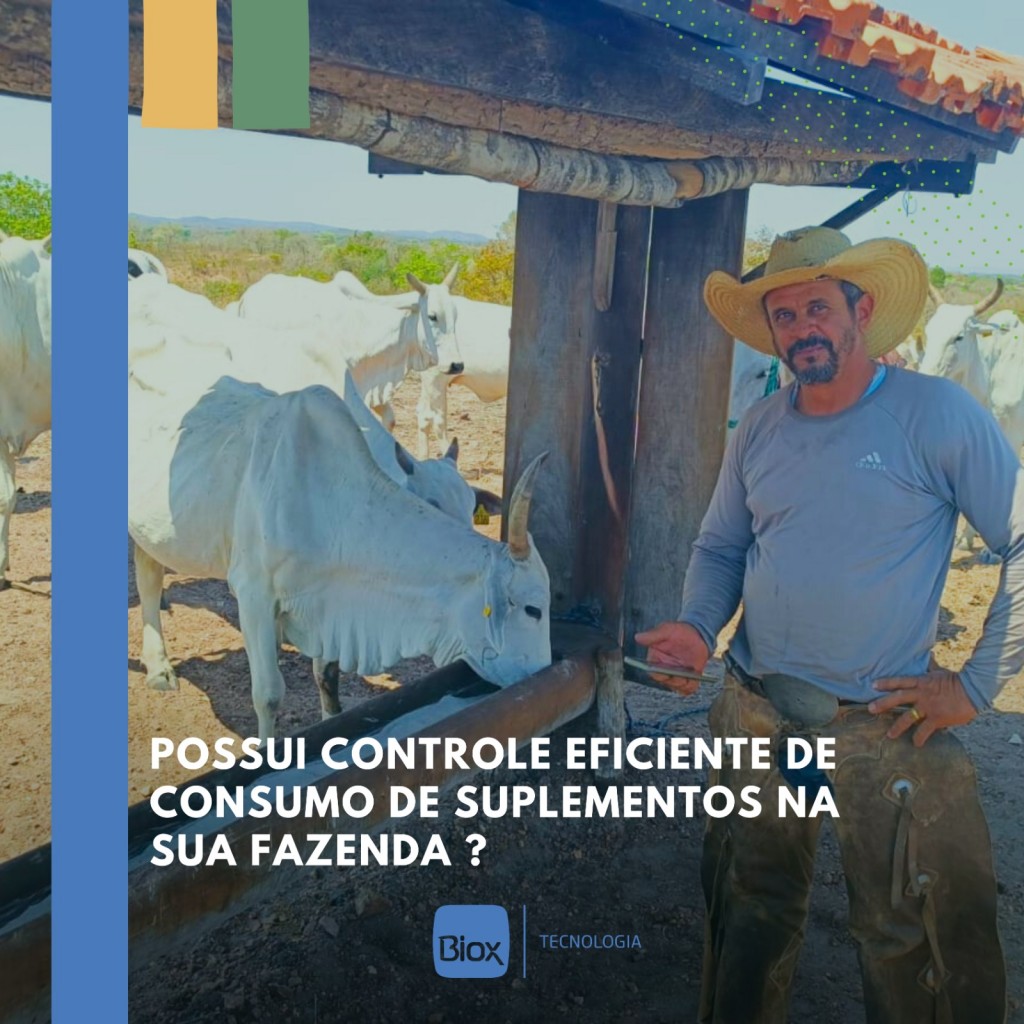 Biox - Possui controle eficiente de consumo de suplementos na sua Fazenda? 