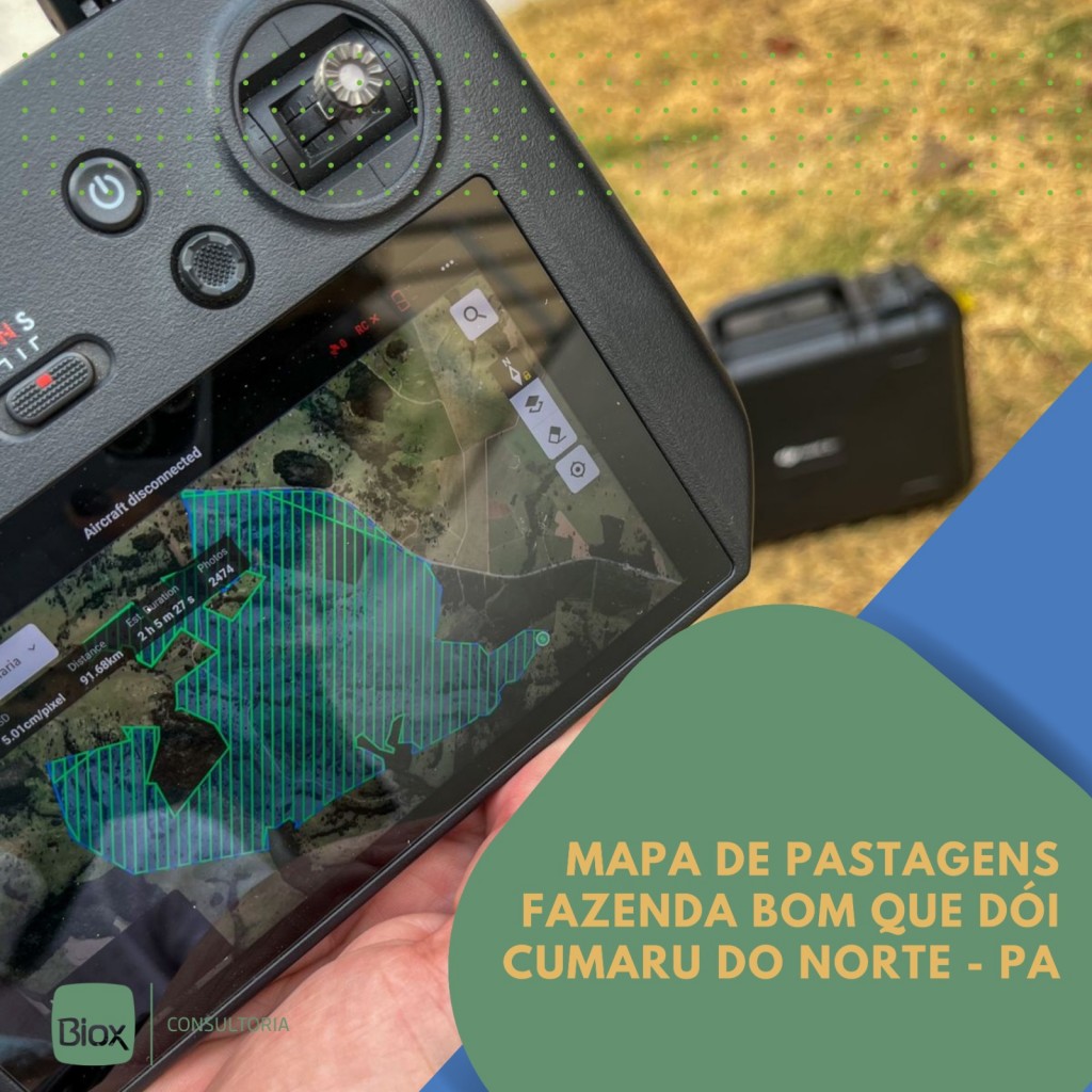 Biox - Mapa de Pastagens - Fazenda Bom que Dói (Cumaru do Norte - PA) 