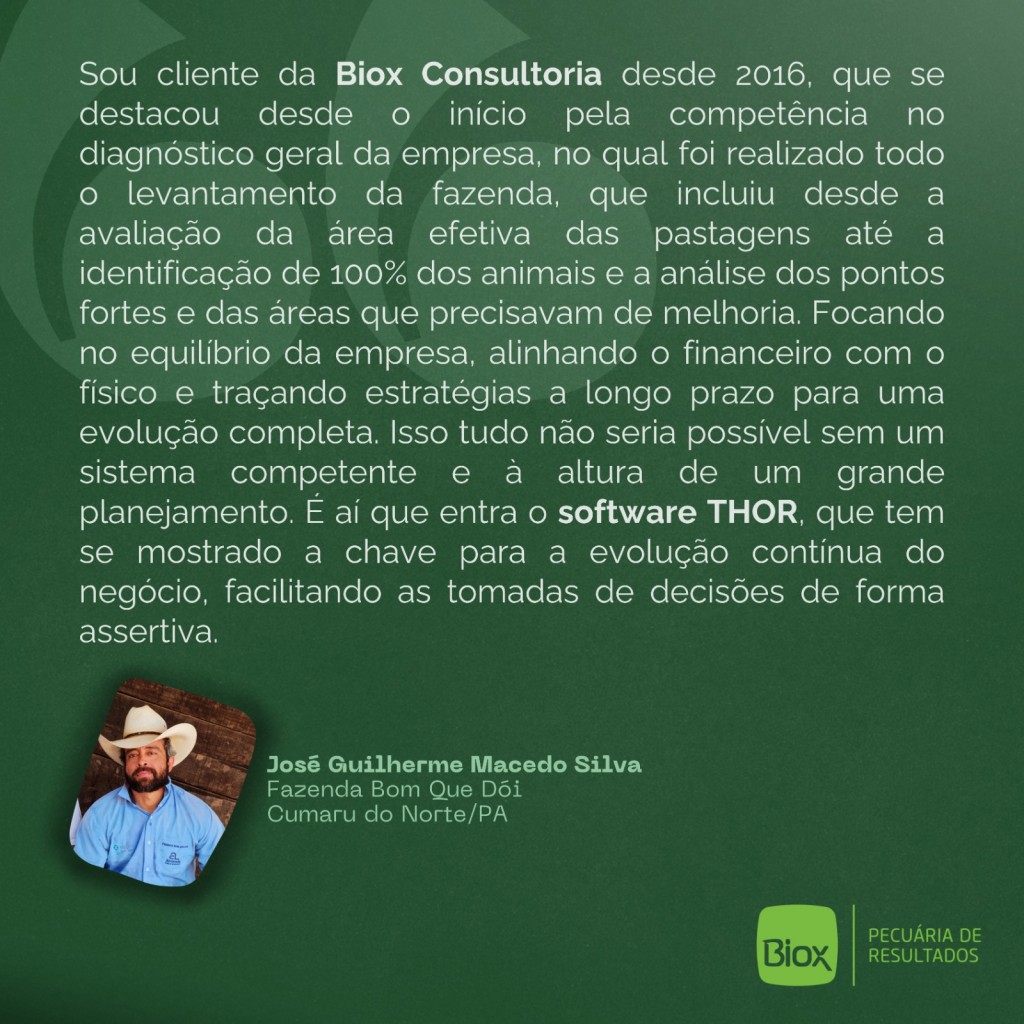 Biox - Depoimento José Guilherme 